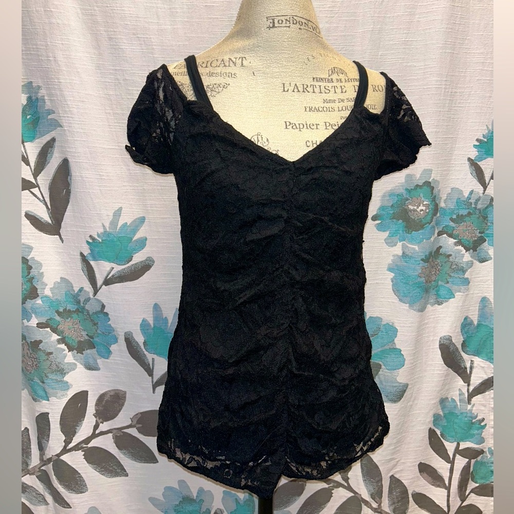 Black Lace Torrid Women's Top 0